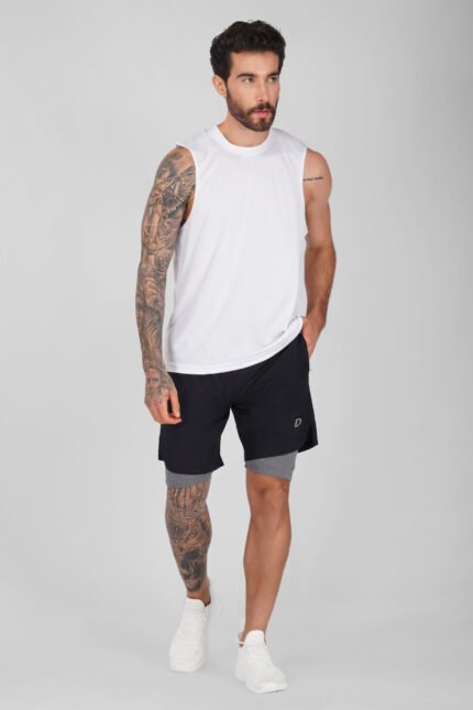 2 in 1 Split Shorts